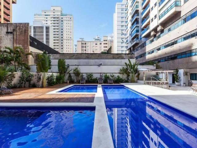 Flat Capitania Varam Guaruja Com Varanda Gourmet Eksteriør billede